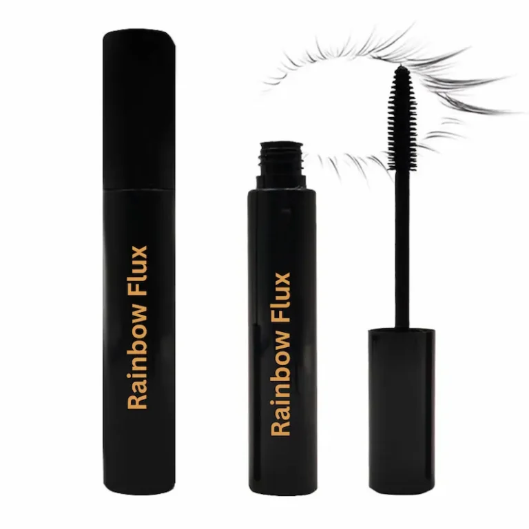 Waterproof 5D Fiber Silk Mascara - Black Lash Lengthening and Curling Formula by Rainbow Flux