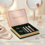Rainbow Flux 4 in 1 Beauty Kit featuring Mascara, Lip Gloss, Pen Eyeliner and Gel Eyeliner